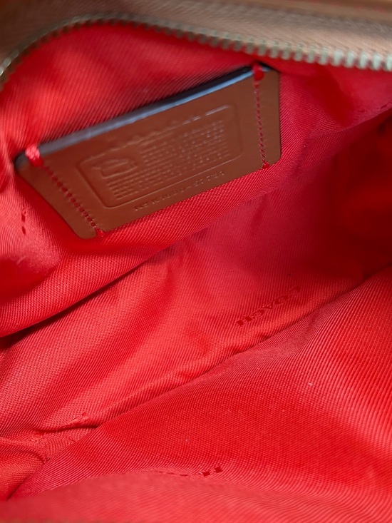 Coach Saddle Bag 18 Leather Crossbody 57731 EUC - Picture 9 of 16